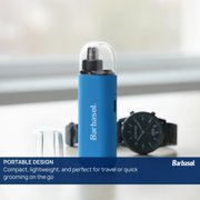 Barbasol 5-Head Rotary Shaver and Rechargeable Nose and Ear Hair Trimmer, Men's, 2-Piece Grooming Bundle, Blue