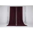 thumbnail image 2 of Solid Poplin Window Curtain or Photography Backdrop 58" Wide - Burgundy, 2 of 5