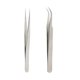 thumbnail image 1 of Pestañas extensión pestañas material acero inoxidable+Pestañas material acero inoxidable Extensión pinzas Aplicador pestañas ojos falsos Curvado Yinane Pinzas de extensión de pestañas, 1 of 8