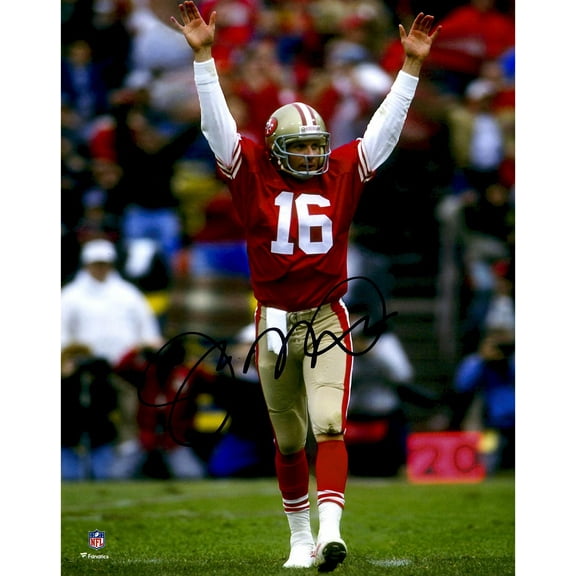 Joe Montana San Francisco 49ers Autographed 8" x 10" Hands Up Photograph - Fanatics Authentic Certified