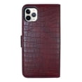 thumbnail image 1 of Funda tipo cartera Solozen Piel de Cocodrilo para iPhone 11 Pro Max Vino, 1 of 3