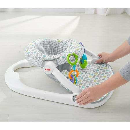 Fisher-Price Supportive Sit-Me-Up Comfy Interactive Floor Seat Infant Mat Toy