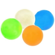 Globbles Fidget Gobles sticky ball, cheaply trapped on the roof, Globules Globble Dropball luminous glow stick wall lamp, glows in the dark, can relieve the pressure of the ball (4 pieces)