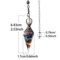 thumbnail image 4 of Crystal Pendulum Natural Stone Pendulums Pendant For Divination Dowsing, 4 of 5