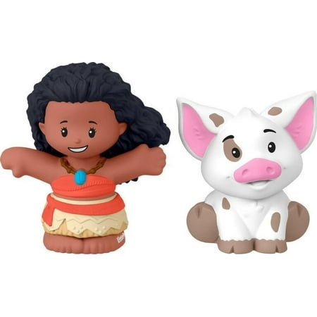 Fisher-Price Little People Disney Princess Moana & Pua Figure Set Toddler Toys for Ages 18 Months & Up
