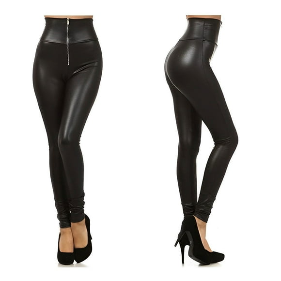 Leather Leggings Sporting Pants Skinny Trousers Attractive Fine Workmanship Fine Workmanship Smooth Surface Push Up High Waist Outfit XL