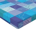 thumbnail image 2 of Ambesonne Nautical Fitted Sheet, Collage of Dolphins, Twin Size, Multicolor, 2 of 3