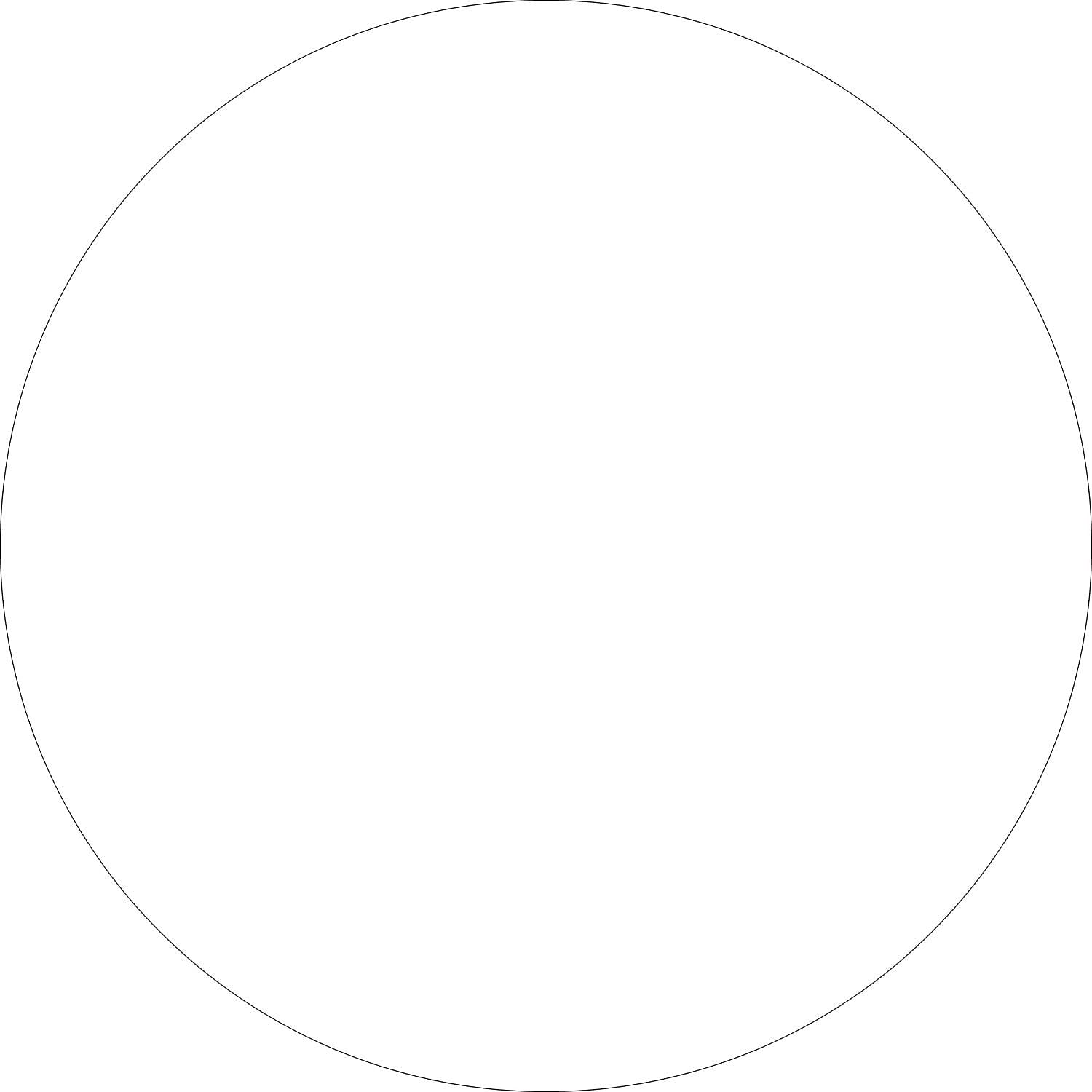 Tape Logic Inventory Circle Labels 2' White 500/Roll DL613E