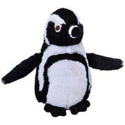 Wild Republic EcoKins Mini Blackfoot Penguin Stuffed Animal 8 inch, Eco Friendly Gifts for Kids, Plush Toy, Handcrafted Using 7 Recycled Plastic Water Bottles (25082)