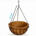 thumbnail image 2 of COIRCRAFT HANGING COCO PLANTERS WITH LINERS NATURAL COLOUR 12 INCH, 2 of 5