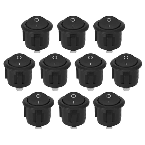 10pcs Longue Durée de Vie Interrupteur à 2 Broches, Interrupteur, Bancs d'Essai Instruments Équipement Industriel pour Appareils Ménagers