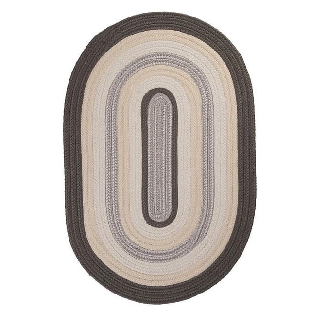 Colonial Mills BN49R024X108 2 x 9 ft. Brooklyn Traditional Oval Rug, Slate