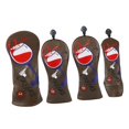 thumbnail image 4 of 4x Golf Club Head Covers Golf Wood Headcover Protector Head Covers Guard Fashion with Number Tag for Golfer Gift Unisex Accessories Cup Coffee, 4 of 10