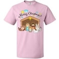 thumbnail image 3 of Inktastic Merry Christmas Cute Nativity Scene T-Shirt, 3 of 5
