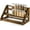 Walnut, variant on XIMEI Acacia Wood Spice Rack, Wooden 3-Tier Spice Rack Organizer for Countertop or Cabinet, Kitchen Spice & Seasoning Organizer Shelf, Walnut