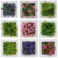 thumbnail image 2 of Artificial Flower Succulent Plant Hanging Wall Art Frame Living Room Home Decor, 2 of 8