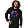 thumbnail image 5 of Vaporwave NASA Space Shuttle Specs Long Sleeve TShirt Men Women Brisco Brands S, 5 of 6
