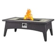 thumbnail image 2 of Modway Splendor 43.5" Rectangle Outdoor Patio Fire Pit Table in Espresso, 2 of 6