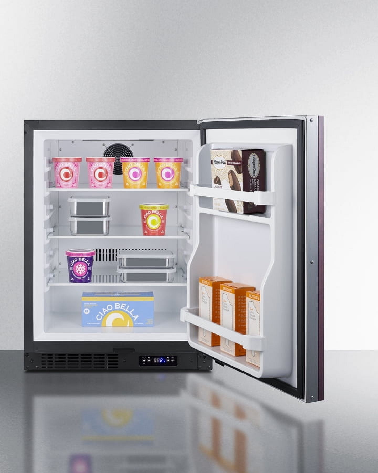 Summit Al55 24 Inches Wide 4.2 Cu. Ft. Ada Compliant Compact Refrigerator - Panel Ready