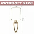 thumbnail image 3 of RAGUPEL Hand Mirrors with Handle,Square Mirror Surface 11.8"*5.1"*0.8" Hand Held Mirrors with Handle,Collapsible Hand Held Mirror,Style2, 3 of 7