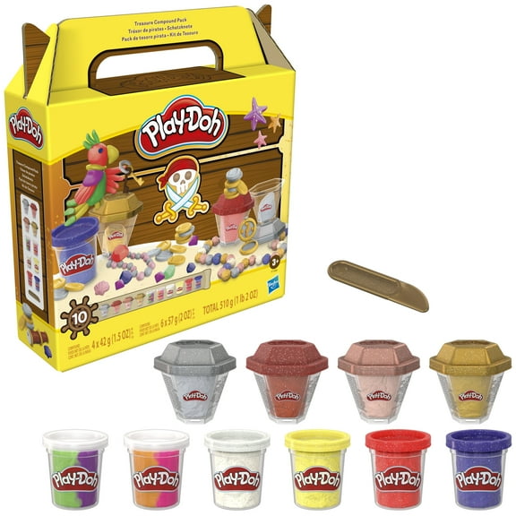 Play-Doh Treasure Compound Pack, Arts and Crafts for Kids