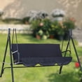 thumbnail image 4 of Patio chair covers for outdoor furniture,Seat Cover for Garden Swing Chair black, 4 of 7