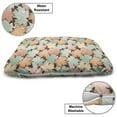thumbnail image 3 of Autumn Pet Bed, Grunge Style Big Seasonal Leaf Silhouettes Scattered, Chew Resistant Pad for Dogs and Cats Cushion with Removable Cover, 24" x 39", Multicolor, by Ambesonne, 3 of 4