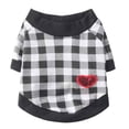 thumbnail image 2 of Camisetas para perros pequeños Camiseta básica de verano Ropa a rayas para cachorros Sudadera con corazón Camiseta de manga corta de algodón suave Ropa para mascotas Niña Niño Ropa de abrigo, 2 of 7