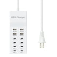 thumbnail image 1 of Cargador USB FRISATPOW Estación de carga USB-A de 12 puertos, 2,4 A y USB-C, 1 of 7