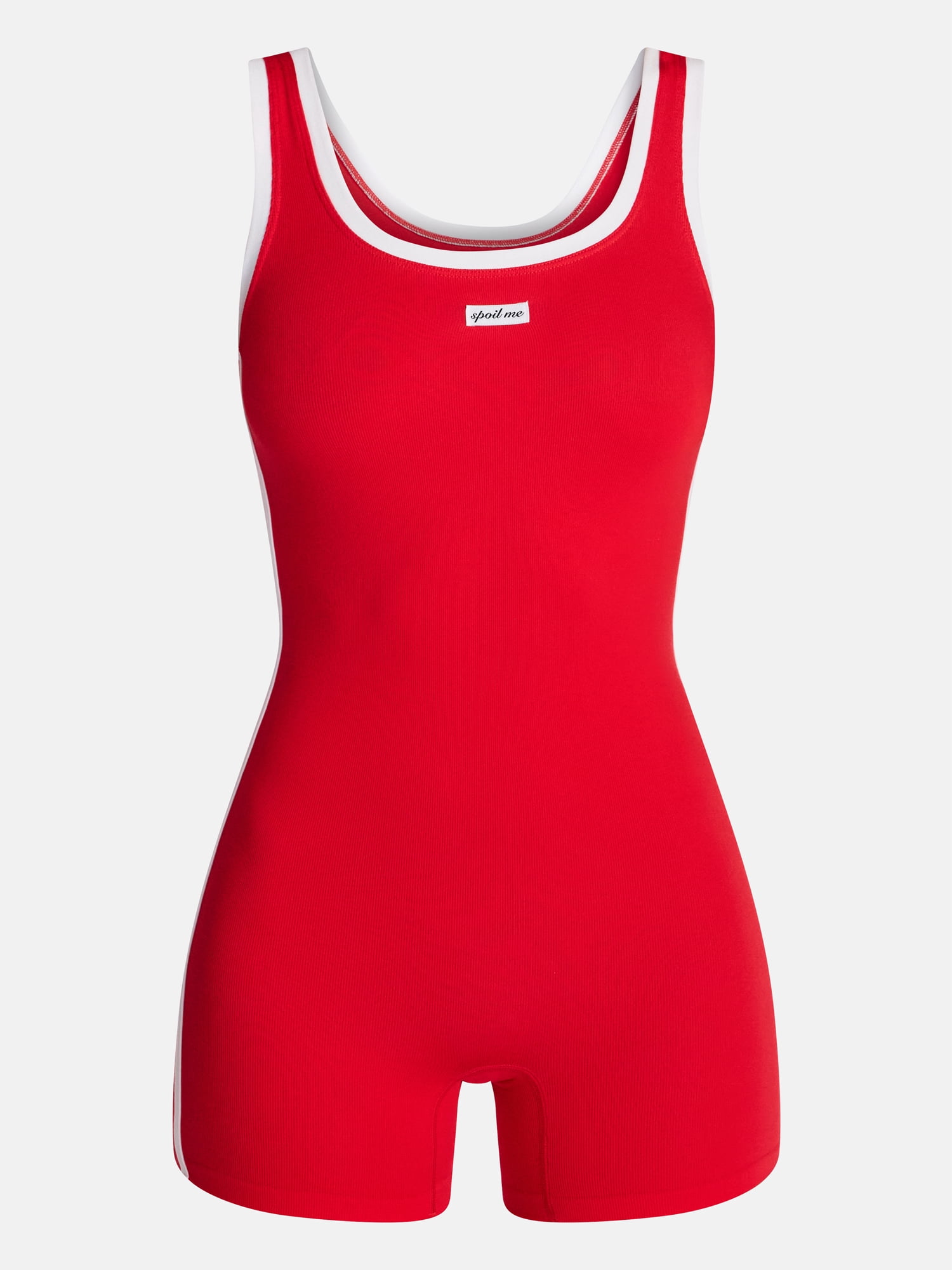 No Boundaries Seamless Trimmed Romper, Women's XS-XXXL