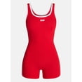 thumbnail image 5 of No Boundaries Seamless Trimmed Romper, Women's XS-XXXL, 5 of 5