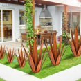 thumbnail image 3 of Escultura de metal KODIBO, planta rústica de agave, arte al aire libre, 3 of 7