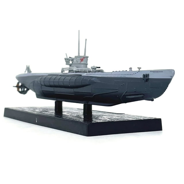 Kit de Modèle de sous-Marin Allemand WWII U552, Inclut un Support d'Exposition pour la Décoration Intérieure