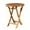 Brown Stain/Balau Wood, variant on Royal Tahiti Outdoor 36" Bar Height Round Folding Table