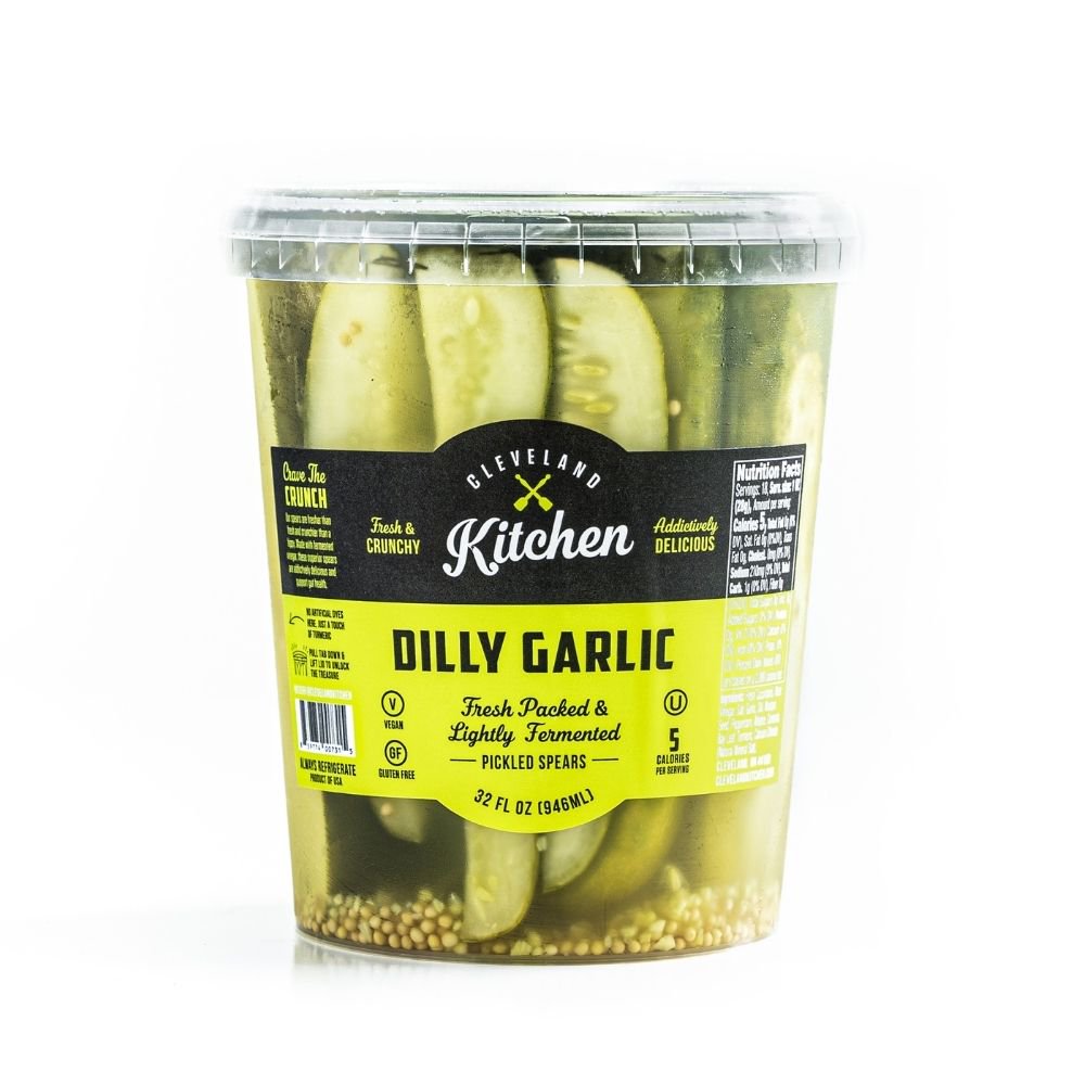 Cleveland Kitchen Dilly Garlic Pickle Spears, 32 oz