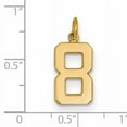 thumbnail image 2 of 14k Yellow Gold Number 8 Eight Pendant Charm, 2 of 2