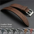 thumbnail image 2 of Calfskin Genuine Leather Watchbands Quick Release Watch Band for Seiko 18mm  20mm 21mm 22mm Vintage Brown Smartwatch Strap, 2 of 7