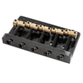 thumbnail image 5 of Musiclily Pro 17mm String Spacing Dual Load Heavy Duty 5-String Bass Bridge with Brass Saddle, Black, 5 of 5
