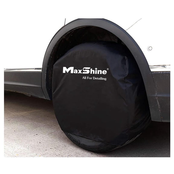 Maxshine WLC01 4 Pack Wheel Covers, Black