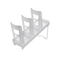 thumbnail image 4 of yotijay Bathroom Cup Dispenser Decor Mouthwash Cup Holder for Bathroom Home Tabletop White Single Row, 4 of 9