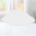 thumbnail image 4 of Shisuyan Fan Shape Wall Corner Shelf Set Wall-mounted Corner Storage Rack Triangle Storage Holder - 25cm (White), 4 of 8