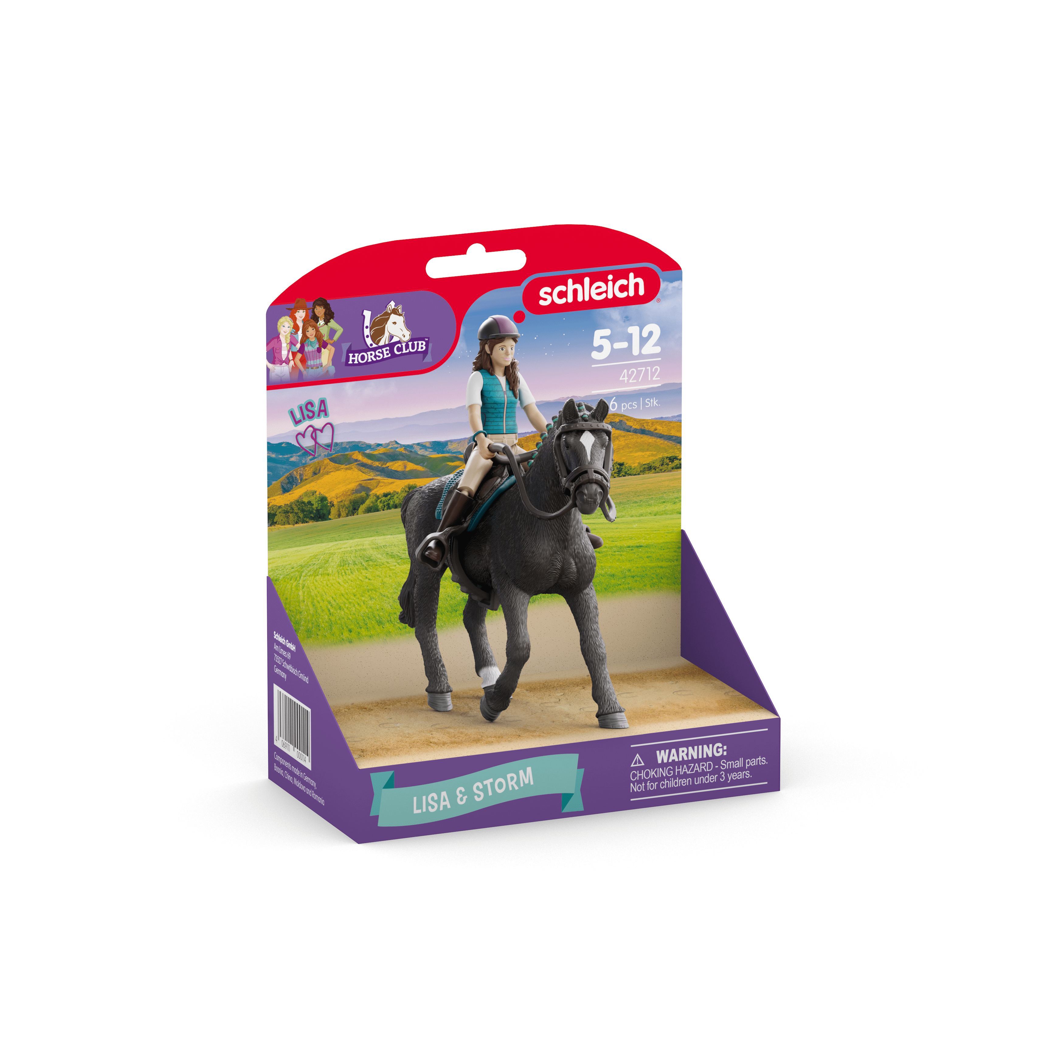 Schleich Lisa & Storm Horse Club Action Figurines Ensemble de Jeu