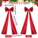 thumbnail image 3 of Lazo Para La Punta Del Árbol De Navidad. Lazos Grandes De Satén Para La Punta Del Árbol De Navidad. Decoraciones Navideñas. Lazos Para Coronas Navideñas Para El Hogar, Fiestas, Bodas, Coches Y Decor, 3 of 8