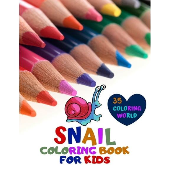 Snail coloring book for kids: A bundle of unique snail coloring patterns for kids perfect and cute easy educational Coloring and activity book pages. One of the best gift idea for your kindergarten ki