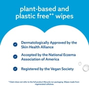 WaterWipes Sensitive Newborn & Baby Wipes, 3-In-1 Cleans, Cares, Protects, 99.9% Water, Unscented & Hypoallergenic, 720 Wipes