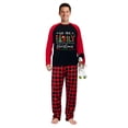 thumbnail image 3 of iHapHap Matching Family Christmas Pajamas Family Letter Print Sleepwear Set, 2-3T-Kid, 3 of 6