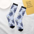 thumbnail image 4 of Uemuo Turtle with Blue Stones Printed Kids Boys Socks Seamless Crew Socks Crazy Funny Athletic Sport Socks for Children, 4 of 6