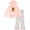 Moana Pink Off White, variant on Disney Moana Infant Baby Girls Pullover Hoodie and Leggings Outfit Set Infant to Big Kid