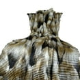 thumbnail image 5 of Thomas Collection Black Light Brown White Feather Faux Fur Throw Blanket - 16407, 5 of 5