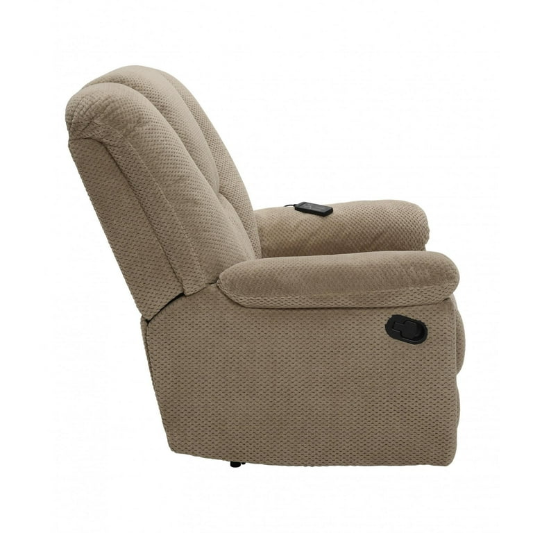 Serta Big Tall Memory Foam Massage Recliner with USB Charging